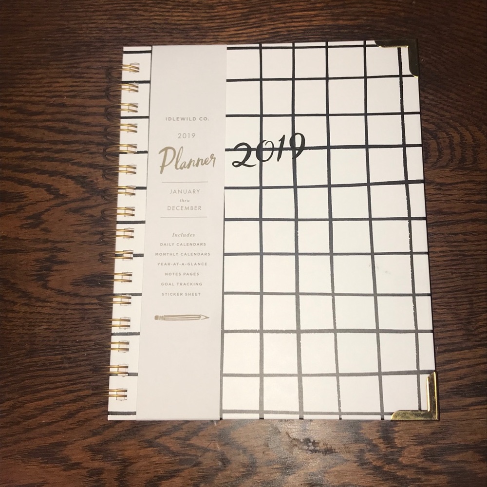 2019 Idlewild Co. 12-Month Planner